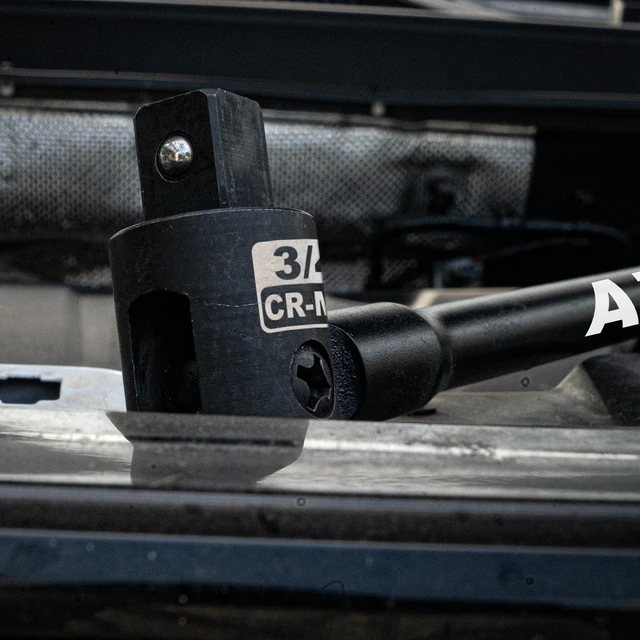 Alt view image 5 of 6 - 3/4 Drive 41 Inch Breaker Bar, Heavy Duty Head, Premium Chromium-Molybdenum Steel, Laser Etched Marking, for Vehicle Maintenance and Repair, DIY Processing Manufacturing