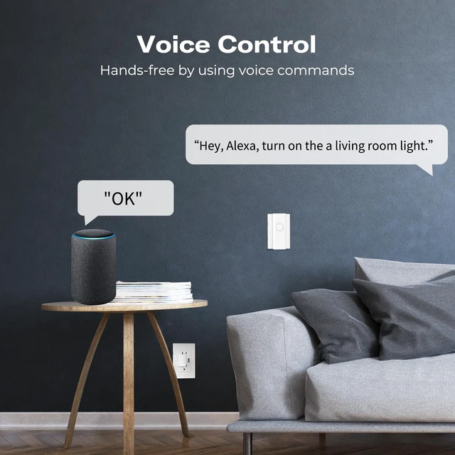 Alt view image 7 of 7 - Zigbee Smart Switch (4 Pack),Toggle/Rocker, No Wiring Needed.Hub Required, Compatible with Echo Devices with Zigbee Hub Built-in,Home Assistant,Hubitat,SmartThings,Homey