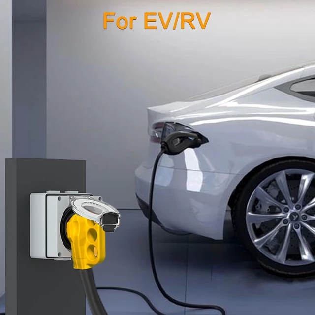 Alt view image 6 of 6 - 10ft 50 Amp Welder Adapter Cord NEMA 14-50P to 6-50R, STW 6 AWG/3C 50 Amp 250 Volts 12500 Watt, Heavy Duty Generator RV to Welder Tesla EV Charger Adapter Cord, ETL Listed
