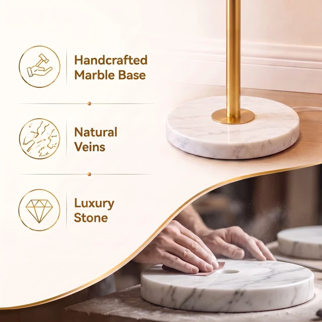 Alt view image 3 of 7 - Gold Floor Lamps for Living Room, 55"-67" Height Adjustable Modern Tall Lamp, 3-Way Dimmable Standing Lamp for Bedroom Office Reading Corner Home Decor, New House Warming Gifts