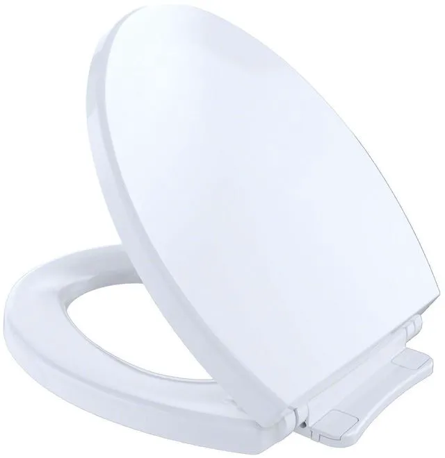 Main image of ® SoftClose®Slow Close Round Toilet Seat and Lid,Cotton White - SS113#01