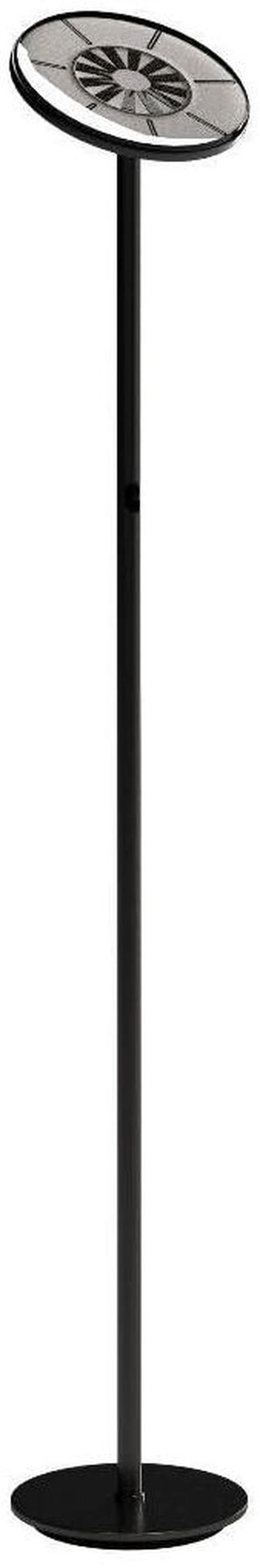Alt view image 4 of 7 - Sky LED Floor lamp, Torchiere Super Bright Floor Lamp for Living Room Decor & Office - Dimmable, Tall Standing Lamp with Warm Light for Bedroom & Reading - Brushed Nickel