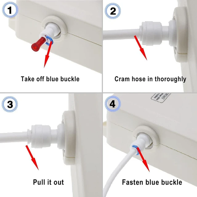 Alt view image 5 of 6 - Bottle Water Dispenser Pump System Self-Priming 110V AC US Plug Drinking Water Pump Single Tube Food Grade Suitable for Coffee/Tea Maker, Water Dispenser, Refrigerator, Ice Maker