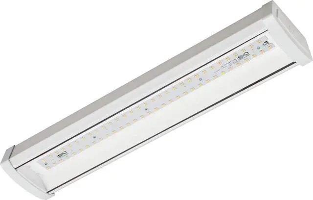 Alt view image 6 of 7 - 4 Foot LED Light Fixture, Low-Profile LED Wraparound Flush Mount Ceiling Light, 4000K Cool White, 48-Inch (FMLWL 48 840 ZT MVOLT)