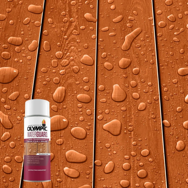 Main image of WaterGuard 11.75 oz. Woodland Cedar Semi-Transparent Exterior Wood Stain Plus Sealer (Pack of 6)