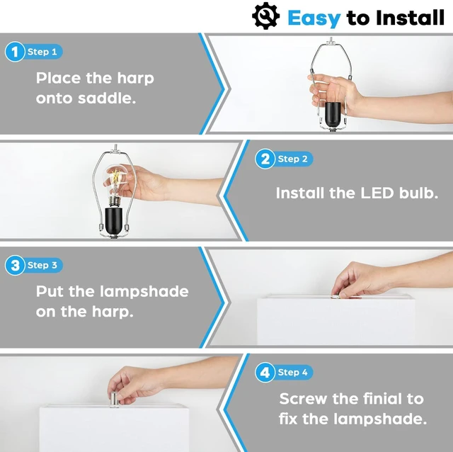 Alt view image 7 of 7 - 22" Silver Modern Table Lamp Set of 2 with 2 USB Ports&AC Outlet 3 Way Dimmable, Touch Control, White Fabric Shade, E26 Base, Desk Lamp for Living Room, Bedroom, 2 Bulbs Included
