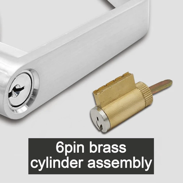 Alt view image 4 of 7 - Keyed Entry Commercial Door Lock for Office Heavy Duty Grade 2 Lever 2-3/4''Backset, Non-Handed, UL 3 Hour Fire Rated, ADA Compliant, Satin Chrome Finish 26D, X-XG-ET-70
