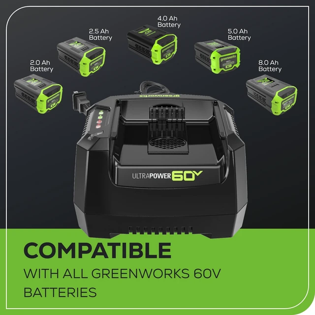 Alt view image 3 of 7 - Pro 60V Ultra Power 6A Rapid Charger - Works with All Batteries