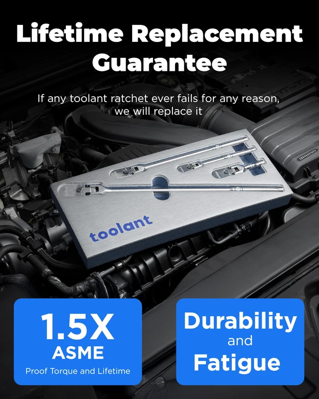 Alt view image 7 of 7 - 4Pcs Flex Head Ratchet Set, 1/4&3/8"&1/2" Drive Gear Wrench Compact Head Ratchet Wrenches, 90-Tooth Gear, 180° Flex, 11 Positions, Longer Handle, 1.5X ASME Durability