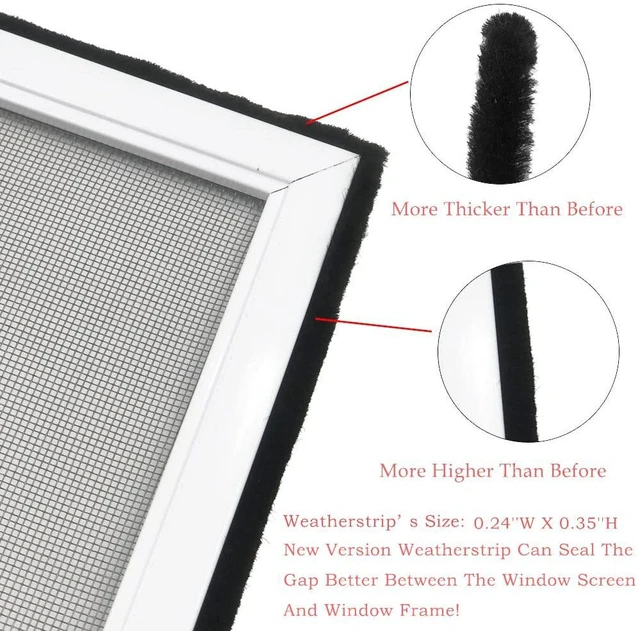 Alt view image 5 of 7 - Expandable Window Screen Large Adjustable Window Screens 19.8''H X 28-52W 5 Pack Replacement Window Screen for Window
