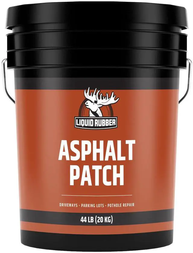 Main image of Asphalt Patch, Cold Patch for Driveways & Potholes, 44lb Pail Drive-Ready in 48 Hours Ready-to-Use Asphalt Repair, No Mixing, Waterproof, All-Weather Cold Patch for Parking Lots and Roads