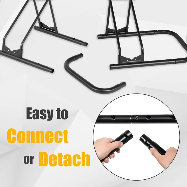 Alt view image 6 of 6 - Bicycle Floor Parking Rack Stand - for Mountain MTB Road Bike - Indoor Home Garage Storage - Adjustable for 2 Fat Bikes