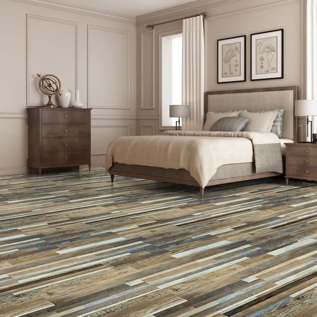 Alt view image 3 of 7 - Wood Texture Peel and Stick Vinyl Floor Planks, 36-Pack, Aspen Yellow Cover 54 sq.ft, Waterproof, Self-Adhesive, Scratch Resistant, Premium Vinyl, Ideal for Bedroom, Living Room, Kitchen, RV