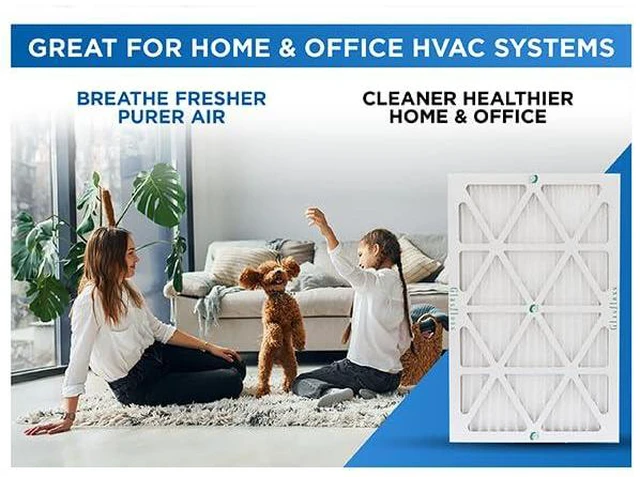 Alt view image 7 of 7 - ZL 20x20x4 MERV 10 AC & Furnace Filters. 6-Pack Exact Size: 19-1/2 x 19-1/2 x 3-3/4, Rating: MERV 10, MPR 800, FPR 7, Durable Heavy-Duty Frame, Made in USA