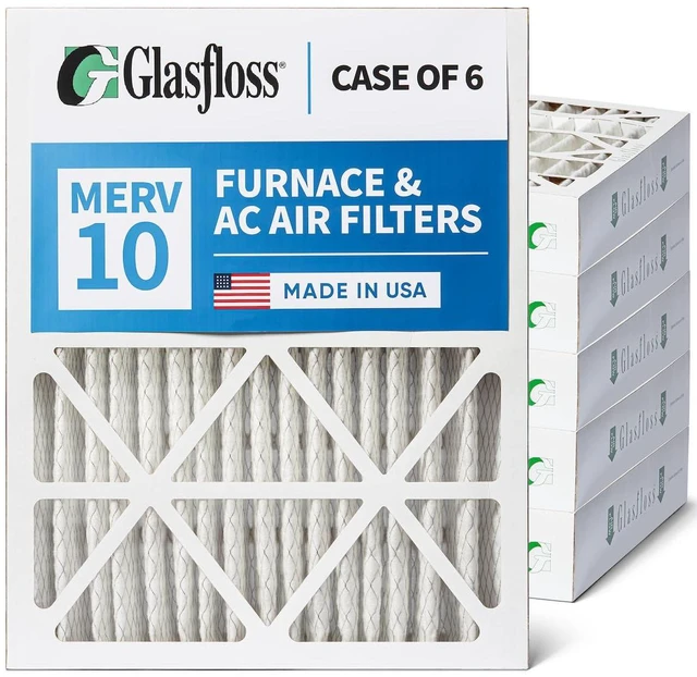 Alt view image 7 of 7 - ZL 20x24x4 MERV 10 AC & Furnace Filters. 6-Pack Exact Size: 19-3/8 x 23-3/8 x 3-3/4, Rating: MERV 10, MPR 800, FPR 7, Durable Heavy-Duty Frame, Made in USA