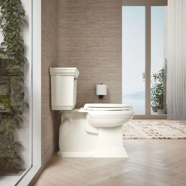 Alt view image 4 of 7 - 4734-RL-96 Rutledge ReadyLatch Soft Close Elongated Toilet Seat, Quiet-Close Lid, Grip-Tight Bumpers, Installation Hardware, Home Essentials, Biscuit