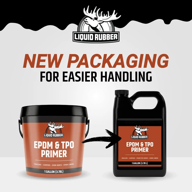 Alt view image 2 of 7 - EPDM & TPO Primer for RV, Camper & Trailer Roofs, 1 Gallon High-Performance Primer - Basecoat Improves Adhesion for RV Roof Coating & Sealant on EPDM, TPO, Fiberglass, Camper & Trailer