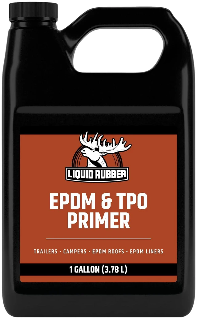 Main image of EPDM & TPO Primer for RV, Camper & Trailer Roofs, 1 Gallon High-Performance Primer - Basecoat Improves Adhesion for RV Roof Coating & Sealant on EPDM, TPO, Fiberglass, Camper & Trailer