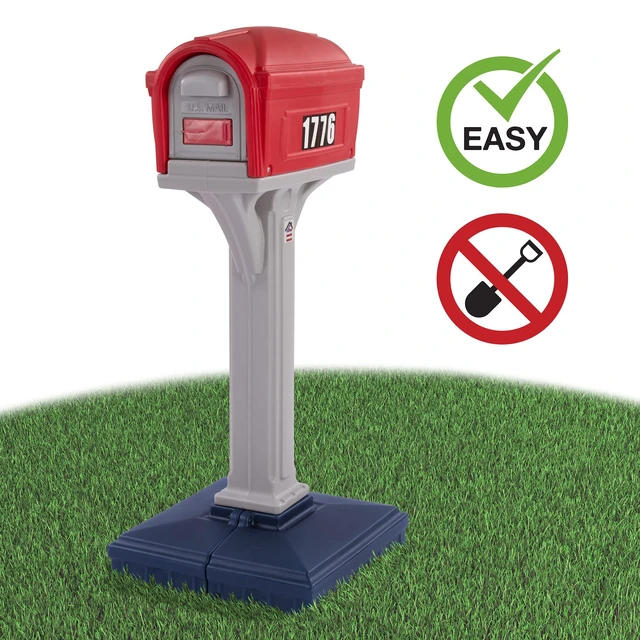 Alt view image 3 of 7 - American Home 42002R-01 Dig-Free Easy Up All-American Mailbox