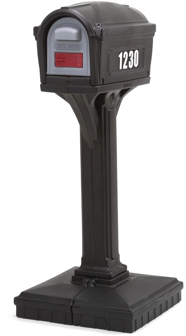 Main image of American Home 42002R-04 Dig-Free Easy Up Classic Mailbox Black