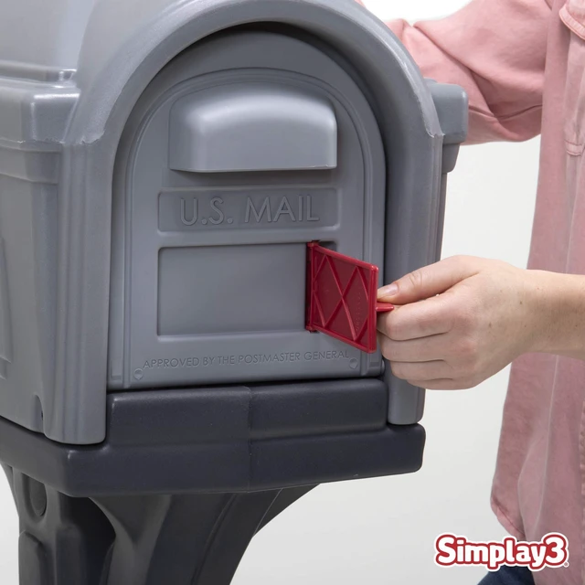 Alt view image 7 of 7 - Dig-Free Easy Up Classic Mailbox (Steel Gray/Charcoal)