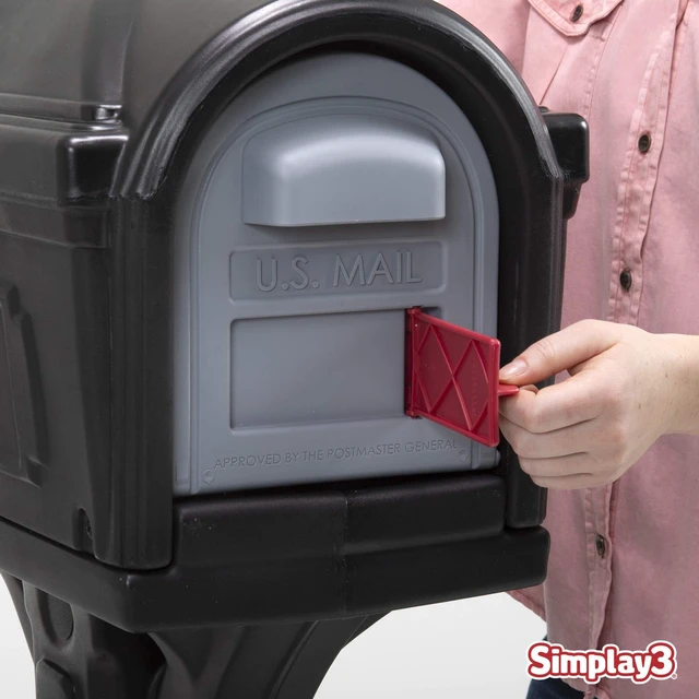 Alt view image 6 of 7 - American Home 42002R-04 Dig-Free Easy Up Classic Mailbox Black