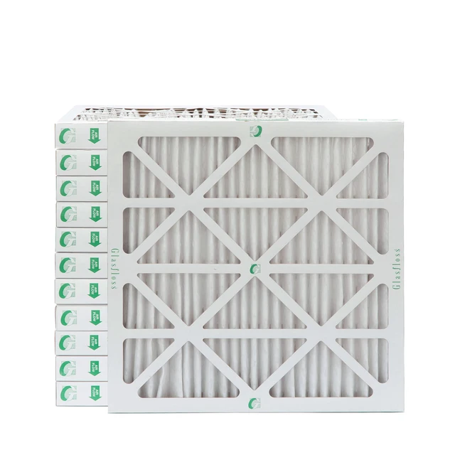 Alt view image 3 of 7 - ZL 20x20x2 MERV 10 AC & Furnace Filters. 12-Pack Exact Size: 19-1/2 x 19-1/2 x 1-3/4, Rating: MERV 10, MPR 800, FPR 7, Durable Heavy-Duty Frame, Made in USA