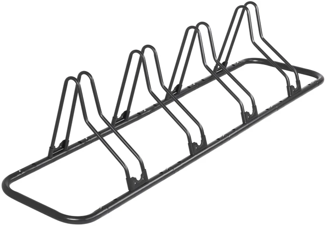 Main image of Bicycle Floor Parking Rack Stand - for Mountain MTB Road Bike - Indoor Home Garage Storage - Upgraded 4 Bikes