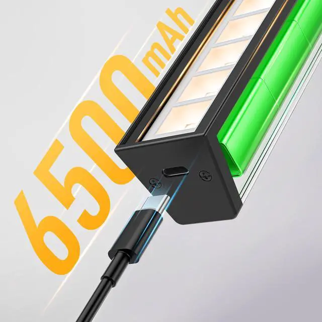 Alt view image 3 of 7 - Picture Lights for Wall, Battery Operated Picture Light 24in Gallery Light for Paintings CCT Dimmable Recharging Battery Wall Light with Remote Control for Living Room Gallery Dartboard