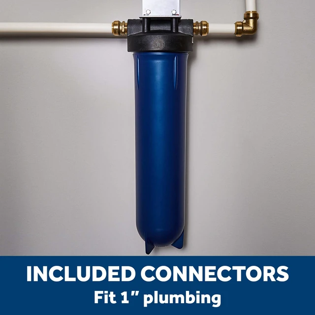 Alt view image 4 of 7 - Heavy Duty Whole House Water Filtration System, Reduces Sediment, Rust & More, Install Kit & Accessories Included, Filter Not Included, Replace Filter (FXWPT, FXWPX) Every 3 Months, GXWH60T