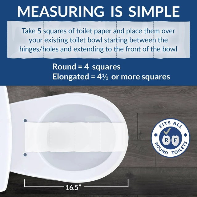 Alt view image 7 of 7 - 844CP 000 Edgewater Toilet Seat with Chrome Hinges will Never Come Loose, ROUND, Durable Enameled Wood, White (Pack of 2)