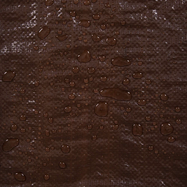 Alt view image 3 of 7 - Light-Duty Rip-Stop Tarp 16' x 20' - Brown - 2 Pack (U-1620-2) - Waterproof Tarp for Camping and Outdoor Use, Thick and Durable Cover with 3.5 Mil Thickness for Ultimate Protection