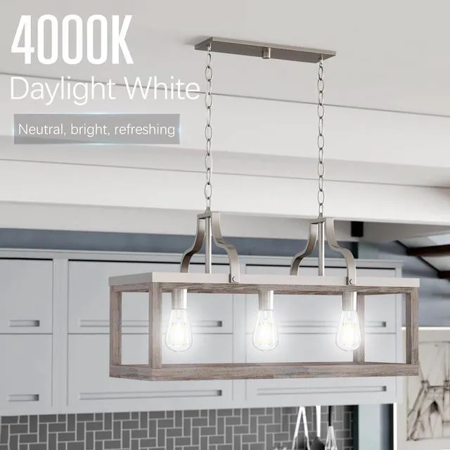 Alt view image 4 of 7 - Cool White 4000K Edison Bulbs Dimmable, E26 LED Bulb 60 watt Equivalent 24 Pack ST58 Vintage Light Bulbs, 90+ CRI, 6W 600LM, E26 Medium Base, Clear Glass