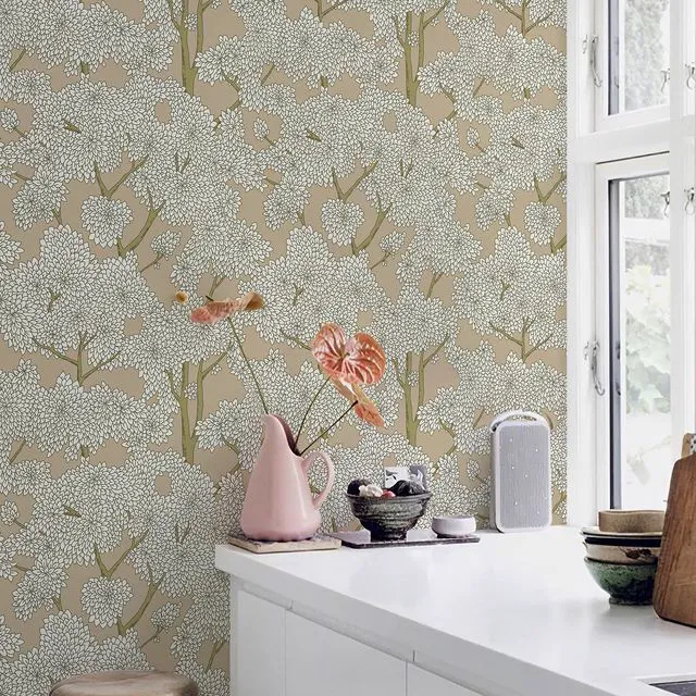 Alt view image 4 of 7 - Tree Wallpaper Peel and Stick Jungle Wall Paper Forest Mural Stick on Wallpaper Modern Waterproof Self Adhesive Contact Paper (17.3" x 1200" Brown)
