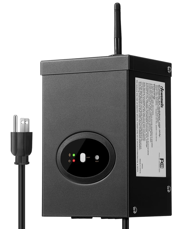 Main image of 200W Smart Low Voltage Landscape Transformer, Waterproof, Schedule and Timer, Compatible with Alexa and Google Home, 120V AC to 12V AC for LED Landscape Lights, Outdoor Lighting, ETL Listed
