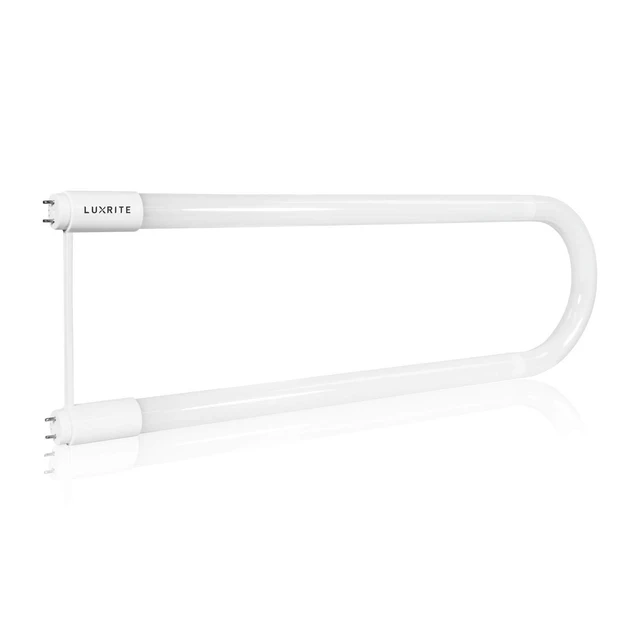 Alt view image 3 of 7 - U Bend LED Tube Light, T8 T12, 18W (32W Equivalent), 3000K (4 Pack) Soft White, 2000 Lumens, Fluorescent Light Tube Replacement, Direct or Ballast Bypass, DLC and ETL Listed, G13 Base