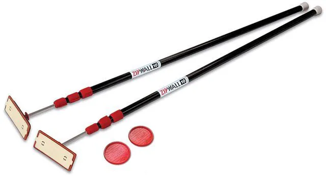 Main image of ZP2 ZipPole 10 foot Spring Loaded Dust Barrier Poles (Pack of 2) for remodeling, renovation and repair work