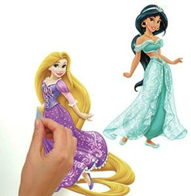 Alt view image 5 of 5 - Disney Princess Royal Debut Peel and Stick Wall Decals, RMK2199SCS, (Pack of 4)