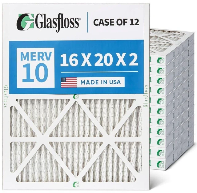 Alt view image 6 of 6 - ZL 16x20x2 MERV 10 AC & Furnace Filters. 12-Pack Exact Size: 15-1/2 x 19-1/2 x 1-3/4, Rating: MERV 10, MPR 800, FPR 7, Durable Heavy-Duty Frame, Made in USA
