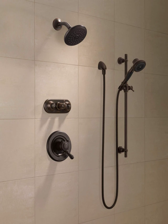 Alt view image 2 of 7 - Faucet 50560-RB Hand Shower 90-Degree Wall Elbow, Venetian Bronze