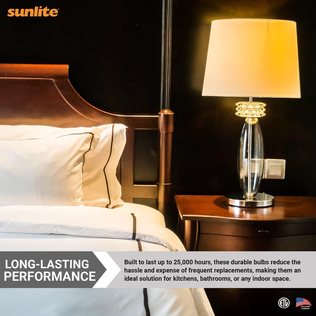 Alt view image 4 of 7 - ShabBulb, Shabbat Permissible LED Light Bulb, 7 Watt (40 Watt Equivalent) 3000K Warm White, 3 Pack