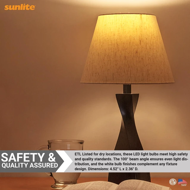 Alt view image 5 of 7 - ShabBulb, Shabbat Permissible LED Light Bulb, 7 Watt (40 Watt Equivalent) 3000K Warm White, 3 Pack