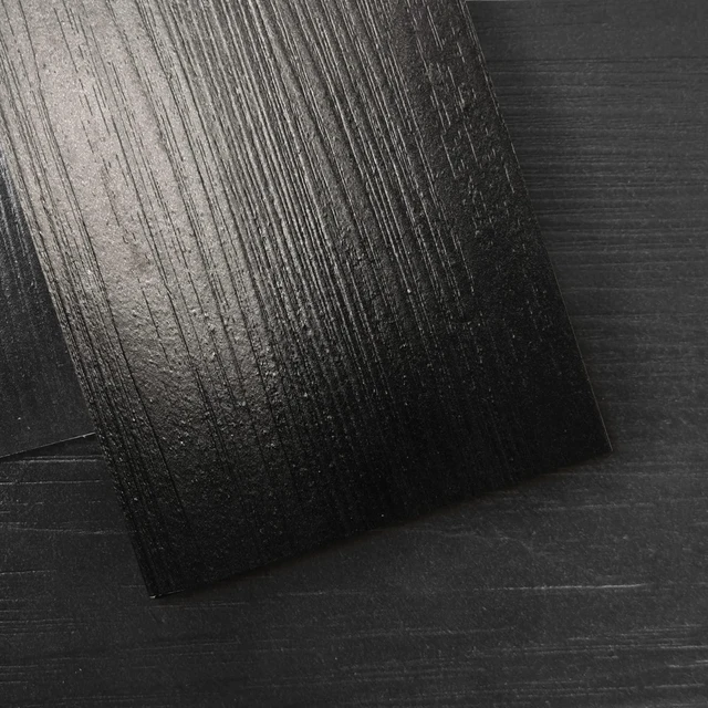 Main image of Wood Texture Peel and Stick Vinyl Floor Planks, 36-Pack, Black Cover 54 sq.ft, Waterproof, Self-Adhesive, Scratch Resistant, Premium Vinyl, Ideal for Bedroom, Living Room, Kitchen, RV