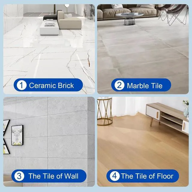 Alt view image 7 of 7 - Tile Spacers 4650 Pcs Tile Clips,Tile Leveling System Clips 1/32 Inch Tile Leveling Clips for Floor Wall Installation, Ceramic Porcelain Tiles and Stone Installation, Help Correct Tile Bowing