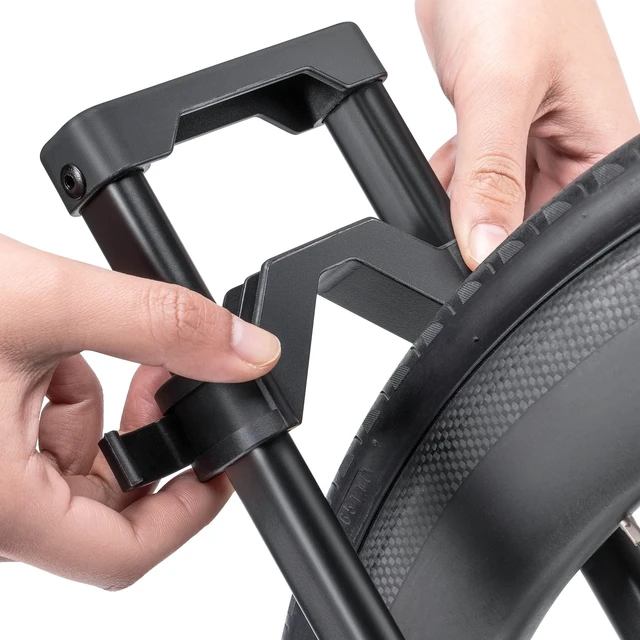 Alt view image 3 of 7 - Bike Floor Stand Rack- Indoor Bike Stand for Garage/Home - Bike Storage Bicycle Parking Rack Fit 20-29 Mountain Road Bikes (2 Bike Rack)