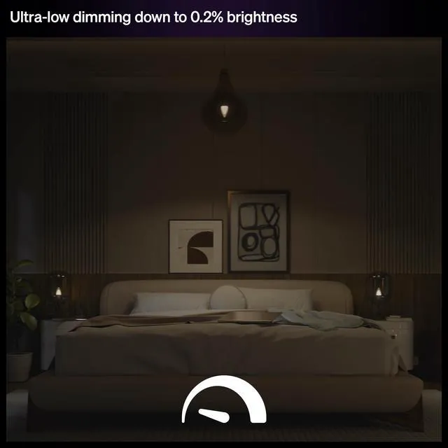Alt view image 4 of 7 - Smart LED Candle Bulb, B39, E12, 1 Pack, White and Color Ambiance, Full Spectrum Light 1000K-20000K, 470 lm, Ultra-Low Dimming, Chromasync, Alexa, Google Home, Apple Home