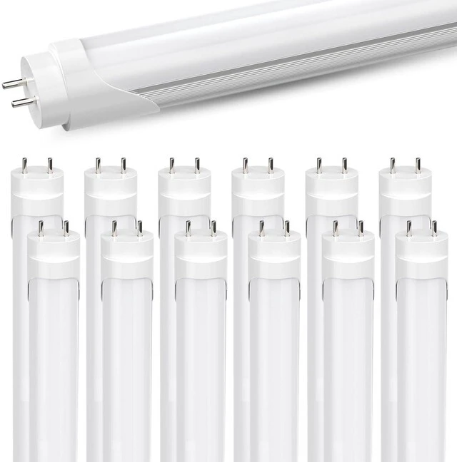 Main image of Flourescent Light Bulbs Replacement, 24W 3200LM 6000K Frosted Type A+B, 12P Single or Double End Powered, Plug&Play or Ballast Bypass, F32T8 or F40T12 Fluorescent Bulbs,Office Shop Warehouse Lights
