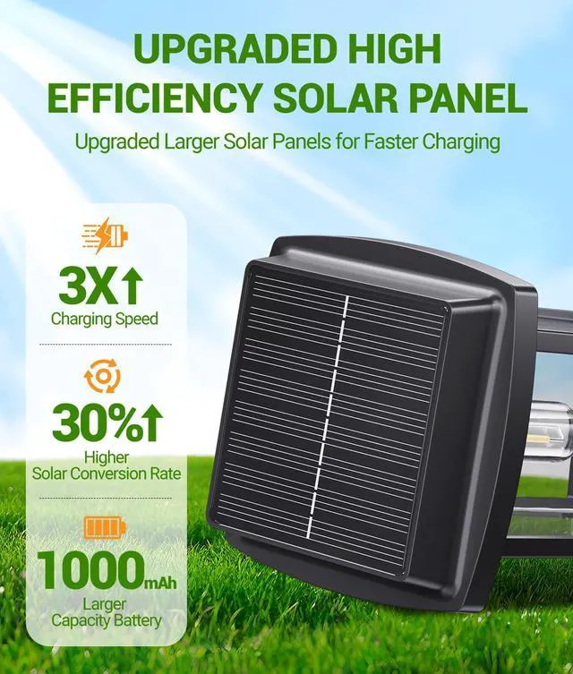 Alt view image 2 of 7 - Solar Pathway Lights Outdoor, 12 Pack Upgraded Solar Garden Lights Solar Powered, Solar Lights Outdoor Waterproof IP65, 15 Hours Outdoor Solar Lights for Yard Patio Landscape Walkway Driveway Decor