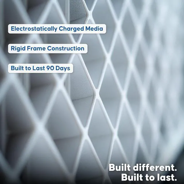 Alt view image 7 of 7 - Air Filter 13 x 21 1/2 x 1 MERV 13 Furnace Filter, 4 Pack AC Filter & HVAC, Actual Size (12 7/8 x 21 1/2 x 3/4), MPR 1500/FPR 10, For Dust, Pet Dander, Bacteria & Allergies