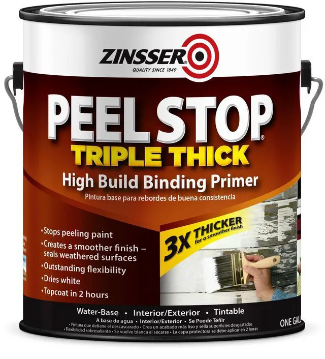 Main image of Peel Stop Binding Primer, Clear, 1 Gallon 1 Gallon primer-sealer, Clear. Blocks stains & seals surfaces with superior adhesion for interior/exterior wood, drywall